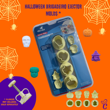 Brigadeiro Ejector Molds 4 designs Set(Halloween) BlueStar